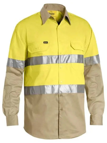 Bisley 3M Taped Cool Lightweight Hi Vis Shirt BS6696T Metro Workwear.